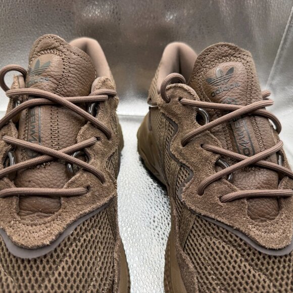 Size 10 Adidas Ozweego Earth Strata Dark Brown Lace Up Womens Sneakers IG4184 - Picture 5 of 13